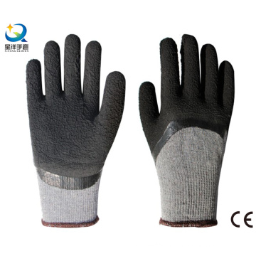 Рабочие перчатки с покрытием из пеноматериала 10g T / C Latex 3/4
